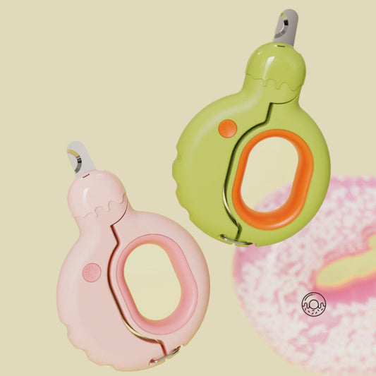 Pet Nail Clipper Dogs And Cats Fingernail Trimmers With LED Lighting(Blue) by bashfashion