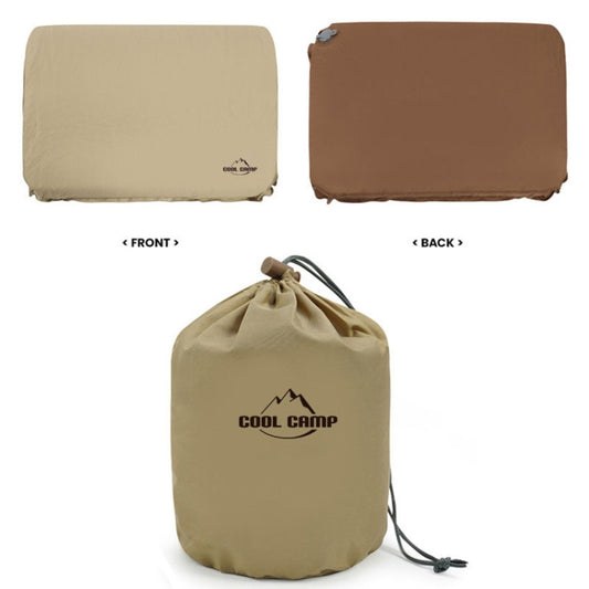 COOL CAMP CF-1111 Outdoor Automatic Inflatable Pillow Portable Travel Camping Tent Nap Sponge Pillow(Khaki) by COOL CAMP