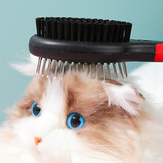 Small Pet Double Sided Comb With Protective Points Cat Dog Clean Grooming Comb by bashfashion