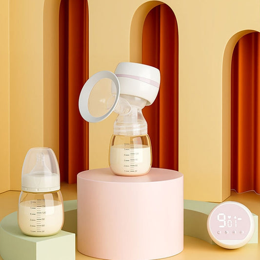 MZ-003 LED Digital Display Smart Adjustable Fully Automatic Massage Painless Silent Breast Pump(White) by bashfashion