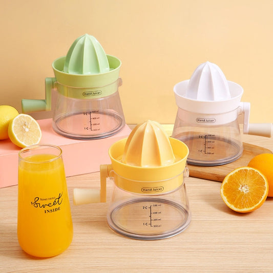 Household Manual Juicer Kitchen Hand Crank Fruit Extractor(Green) by bashfashion