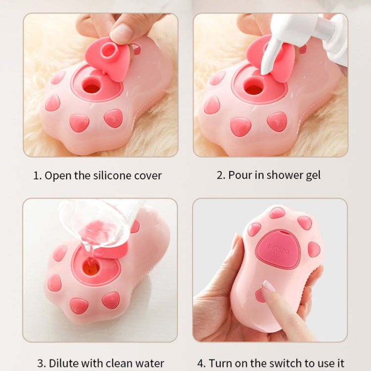 Rechargeable Pet No-Scrub Comb Electrical Spray Hair Removal Massage Comb For Dogs And Cats(Cat Claws) by bashfashion