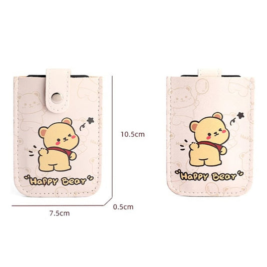 Pull-out Multi-card Slot ID Card Holder Large Capacity Cartoon Card Bag, Color: Puppy by bashfashion
