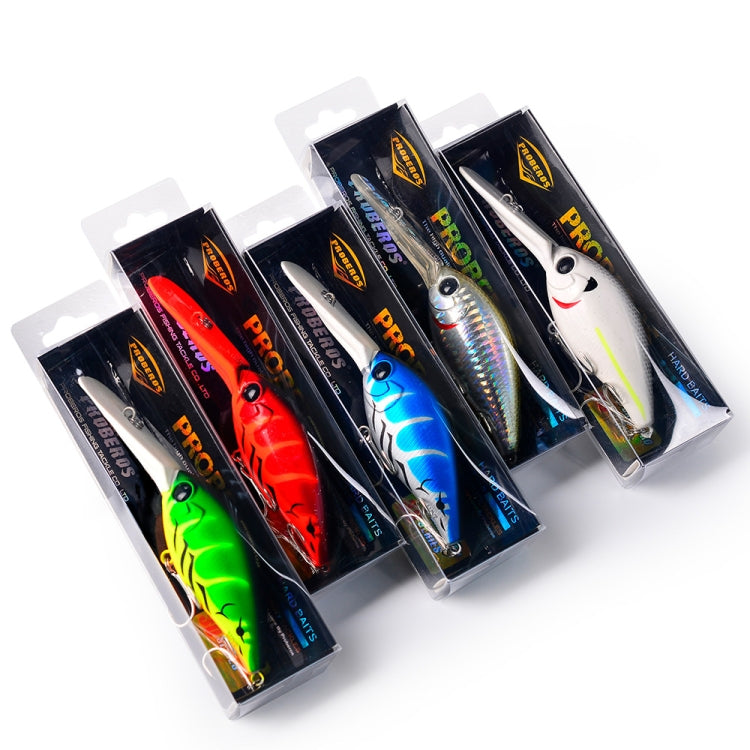 PROBEROS DW574 Bait Floating Rock Plastic Lure Small Fatty Fish Fake Bait Fishing Tackle, Size: 12.5cm/24.5g(Color C) by PROBEROS