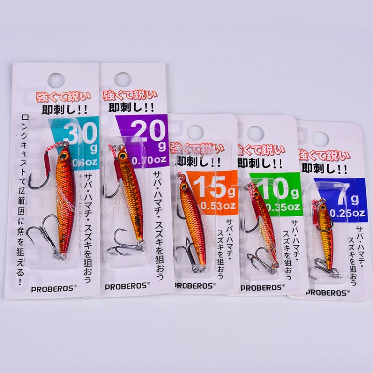 PROBEROS LF127 Long Casting Bait Small Leader Freshwater Sea Bass Fishing Warbler Spinnerbait, Size: 15g(Color A) by PROBEROS