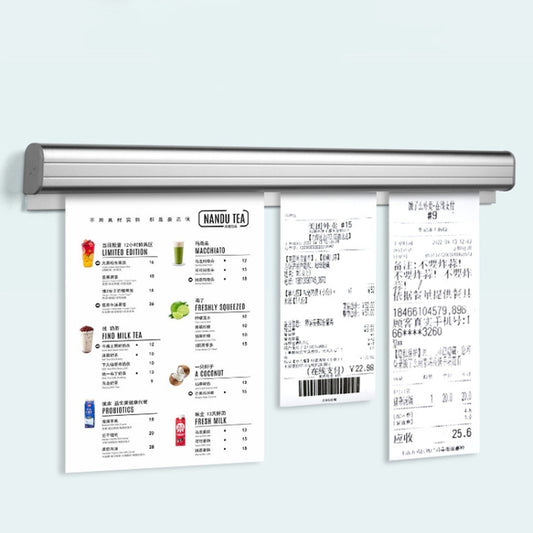 40cm Kitchen Order Holder Restaurant Takeaway Aluminum Ticket Holder by bashfashion