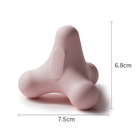 Four Corner Fascia Ball Shoulder and Neck Meridian Massage Ball Sports Relaxation Yoga Fitness Ball(Pink) by bashfashion