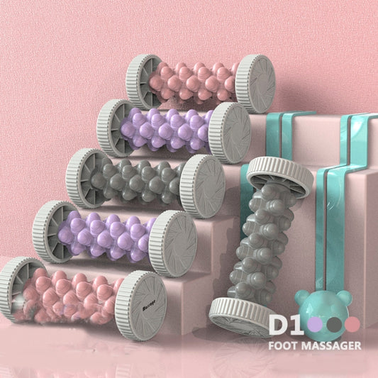 Foot Massage Roller Home Fitness Muscle Relaxation Plantar Fascia Rod(Purple) by bashfashion