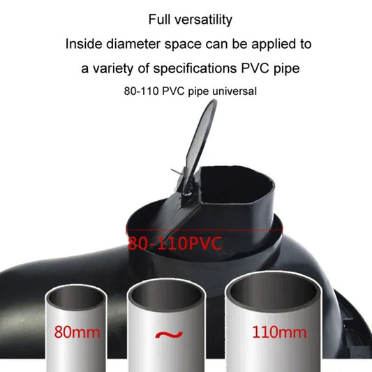 Disposable Plastic Toilet Temporary Simple Site Construction Squatting Toilet, Specification: Black With Cover by bashfashion