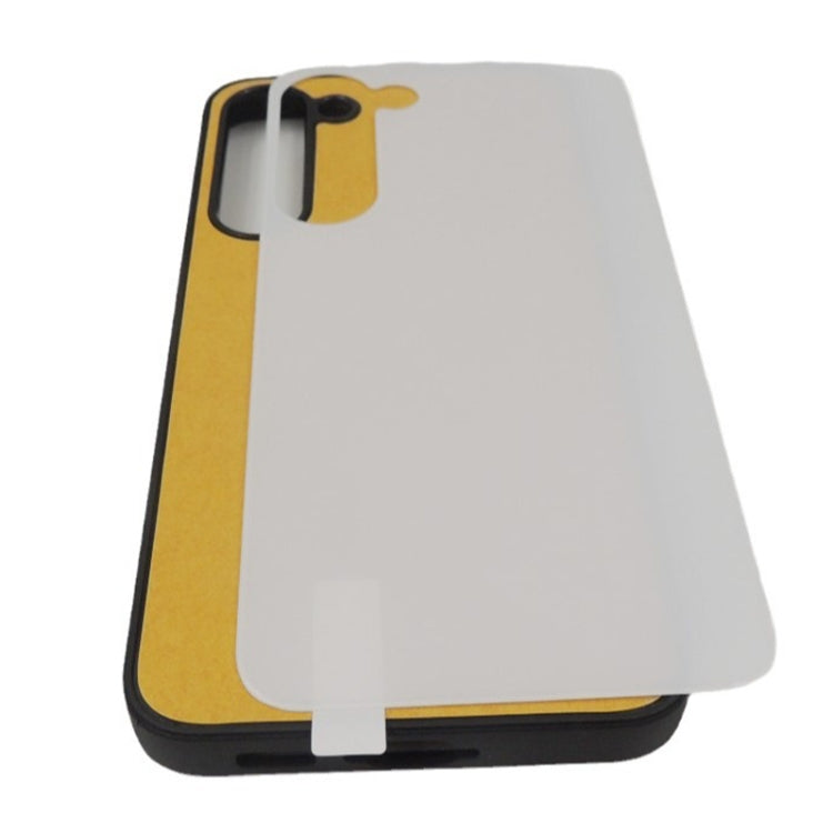 For Samsung Galaxy S23 Ultra 10PCS Thermal Transfer Glass Phone Case(Black) by bashfashion