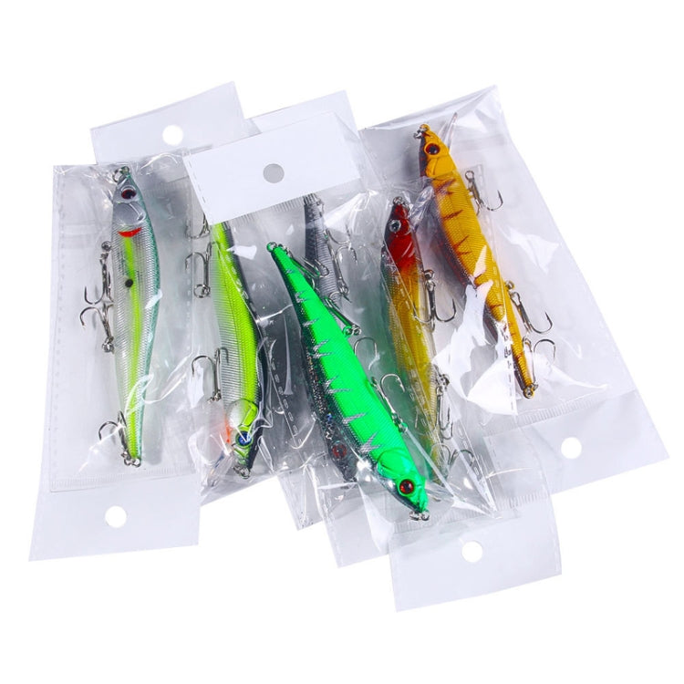 6colors /Set HENGJIA MI169 Submerged Minnow Dummy Bait Lua Hard Fishing Lures, Size: 12cm 13.6g by HENGJIA