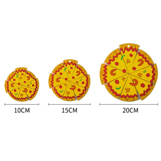 Silicone Insulated Table Placemat Pizza Shaped Bowl Mat PVC Coasters, Size: Large by bashfashion