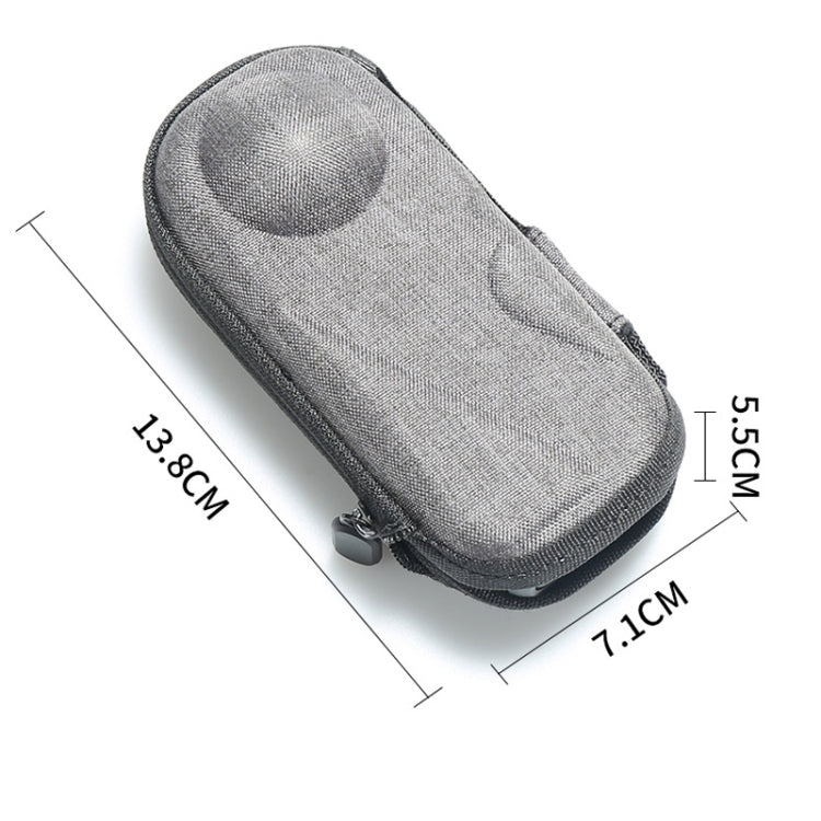 For Insta360 X4 Mini Storage Bag Lightweight Waterproof Body Box(Light Gray) by bashfashion
