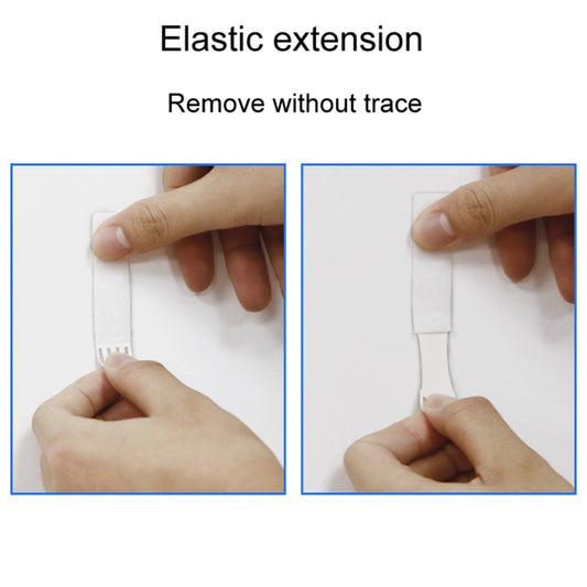 38 x 38mm 12pcs /Pack Strong Stainless Adhesive Removable Sticky Hooks Household Fixing Tearable Backing Stickers by bashfashion