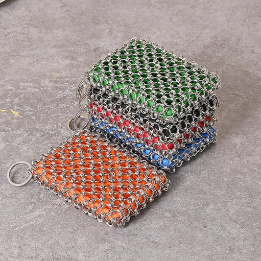 Stainless Steel High Temperature Resistant Silicone Brush Pot Cleaning Supplies, Specification: 3 Ring(Blue) by bashfashion