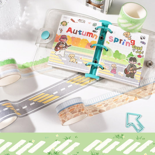 4rolls /Box 2.5cm x 2m Slow Life Washi Tape for Scrapbooking and Journal Decoration, Style: Street Corner Diary by bashfashion