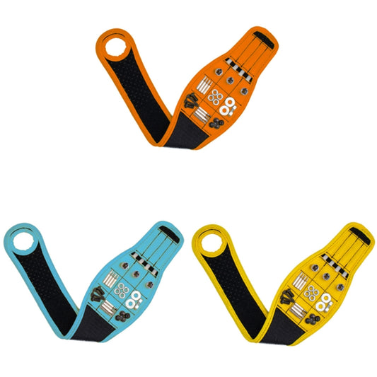 Thumb Wrap Magnetic Metal Accessory Tool Storage Strap(Orange) by bashfashion