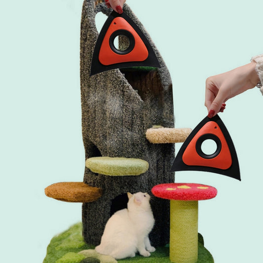 Triangular Shaped Cats And Dog Sofa Hair Remover Pet Litter Carpet Brush(Orange) by bashfashion