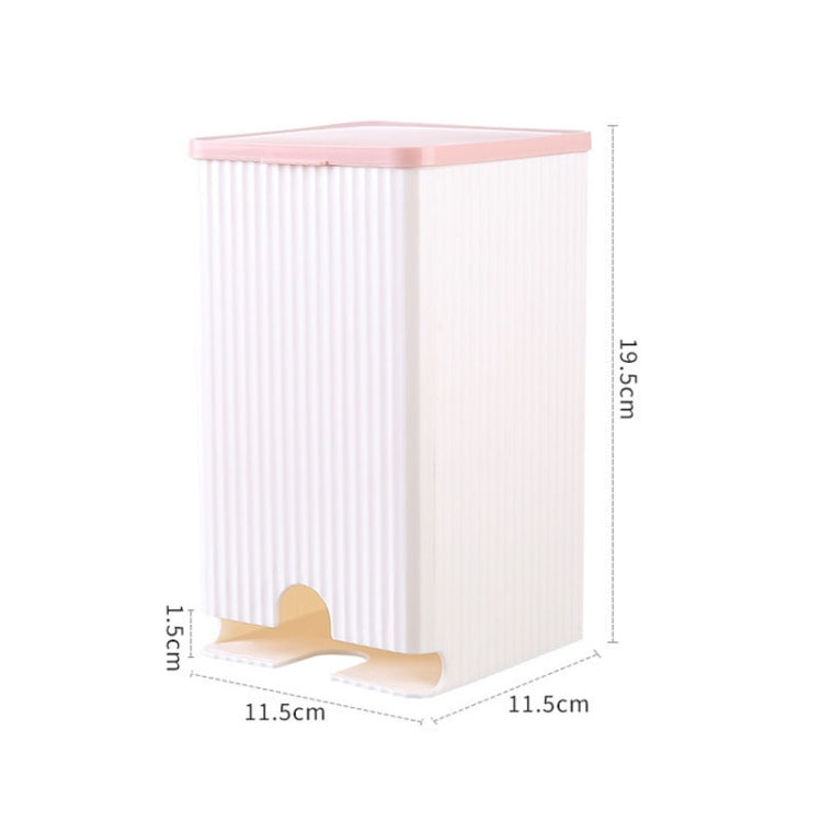 Bathroom Wall-mounted Sanitary Napkin Organizer Multifunctional Cotton Swab Tissue Box(Pink) by bashfashion