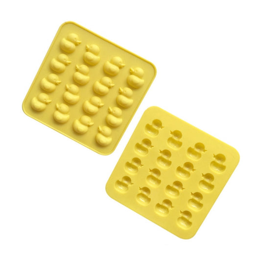 Cute Yellow Duck Silicone Chocolate Mould Fire Lacquer Wax Mold(Yellow) by bashfashion