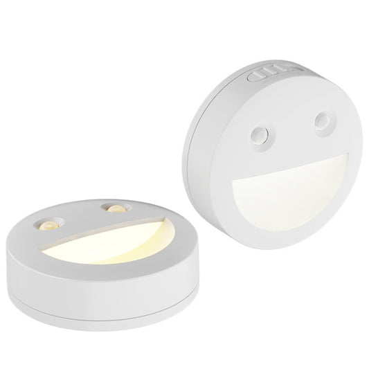 Smart Sensor Night Light Magnetic Wireless Aisle Light(White) by bashfashion