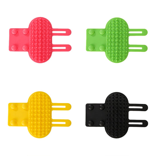 Multifunctional Cat Table Leg Scratcher Pet Silicone Hair Massage Brush(Green) by bashfashion