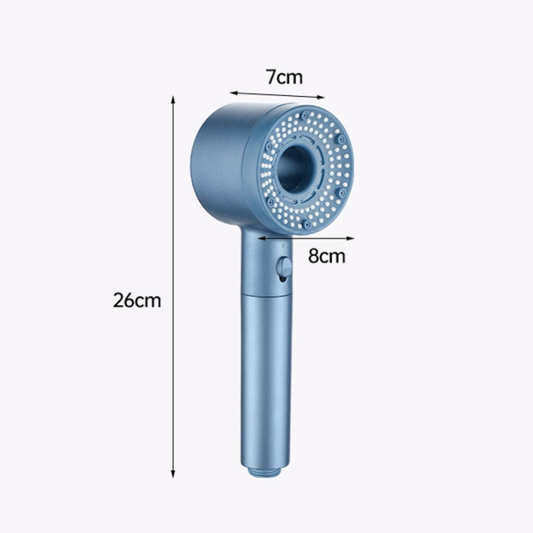 High-Pressure Handheld Shower Head With 5 Spray Modes Filtered Showerhead, Spec: Basic White by bashfashion