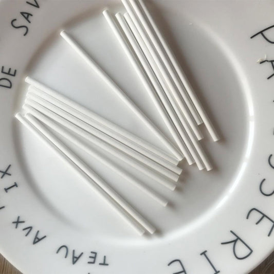 3.5 x 100mm 100pcs / Pack Household Homemade Lollipop Paper DIY Baking Cookie Sticks by bashfashion