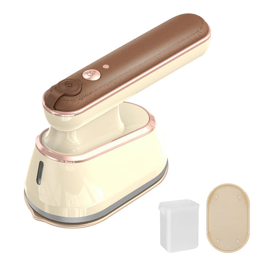 2-in-1 800W Handheld Household Wet and Dry Steam Iron Steam Hanging Iron, Spec: US Plug(Yellow) by bashfashion