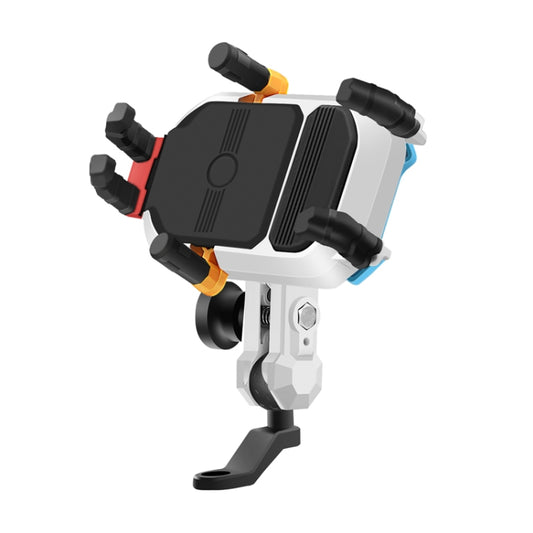 Colorful Motorcycle Shock-absorbing Navigation Mobile Phone Holder(Mirror Mount) by bashfashion