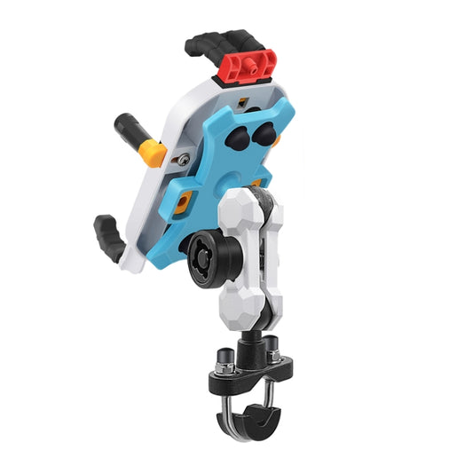 Colorful Motorcycle Shock-absorbing Navigation Mobile Phone Holder(Handlebar Model) by bashfashion