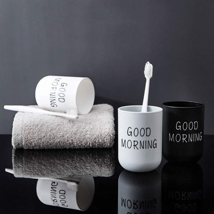 Household Handy Cleaning Mouthwash Cup Couple Washing and Brushing Cup(White) by bashfashion