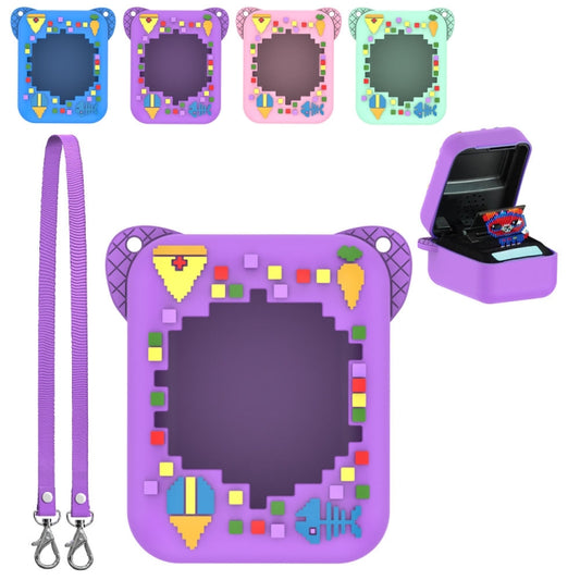 For Bitzee Electronic Pet Machine Silicone Protective Case(Light Purple) by bashfashion