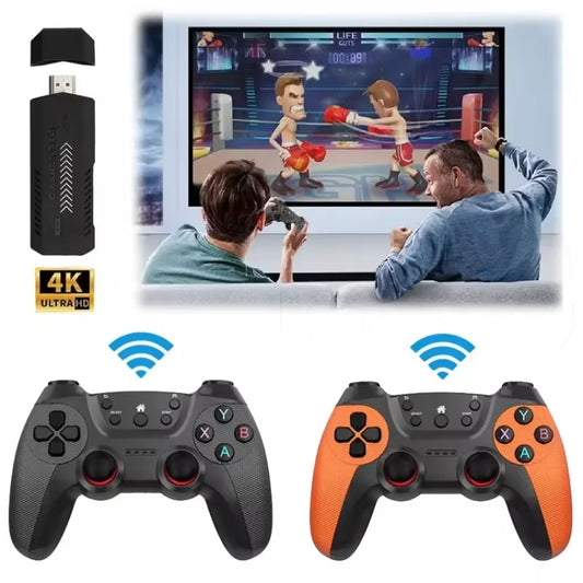 X2 Ultra Video Game Stick Console With 2.4G Double Wireless Controller 128GB by bashfashion