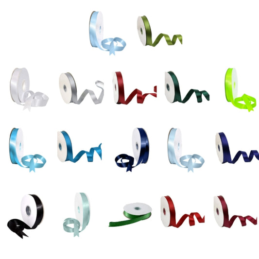 2.5cm X 91m Polyester Ribbon Gift Packaging Cake Wedding Decoration Ribbon, Color: White 029 by bashfashion