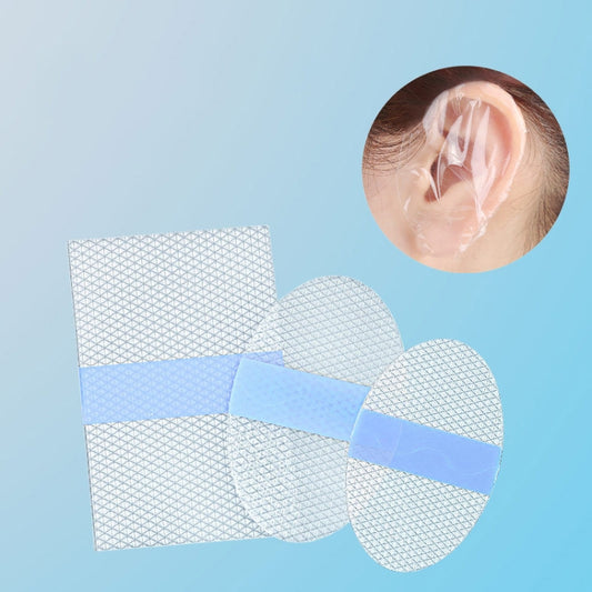 20pcs /Pack Square PU Film Silicone Gel Waterproof Breathable Ear Patch by bashfashion