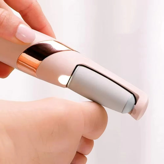 Electric Foot Grinder Rechargeable Callus Remover Foot Care Tool(Gray Head) by bashfashion