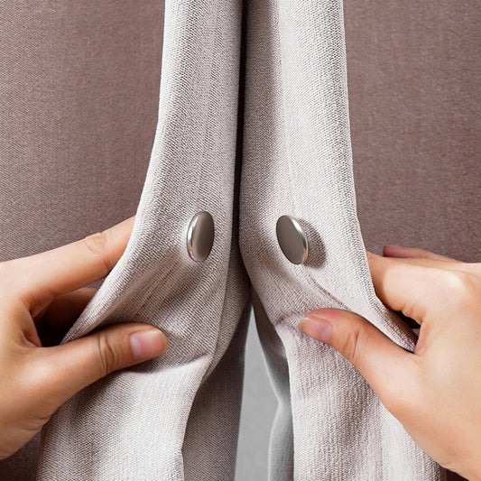 2pairs Single-open Fixed Curtain Shower Curtain Seam Closure Powerful Magnetic Snaps Privacy Grommets by bashfashion