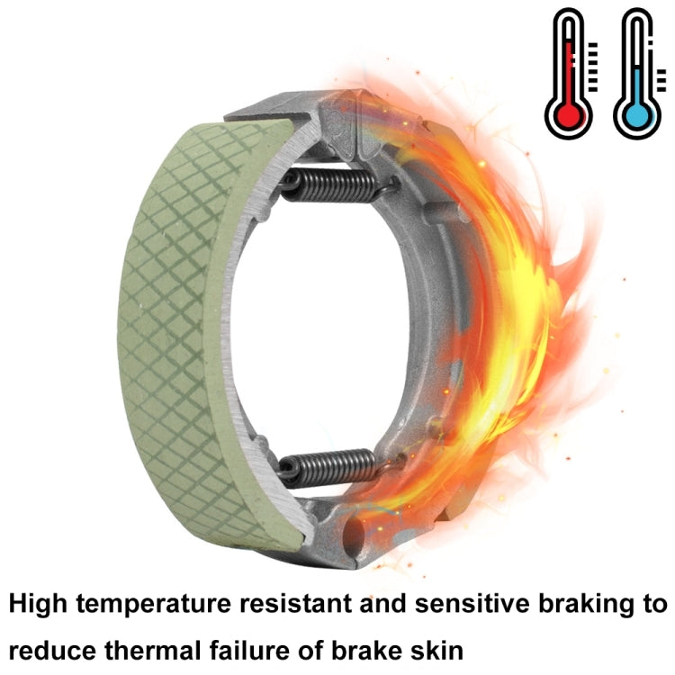 For Ninebot MAX G30 Electric Scooter Drum Brake Metal Brake Pads Rear Wheel Drum Brake(Green) by bashfashion