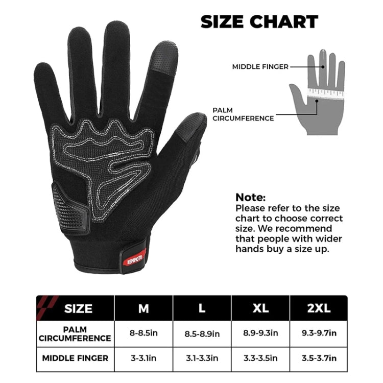 Motorcycle Outdoor Riding Non-slip Touch Screen Sun Protection Gloves, Size: M(Black) by bashfashion