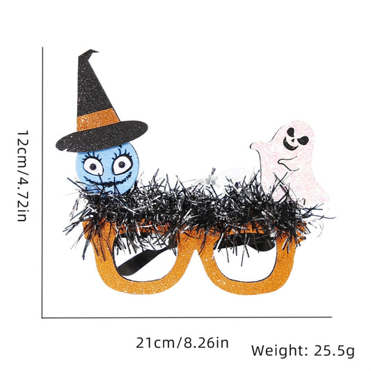 Halloween Party Decoration Glasses Masquerade Costume Props Witch Ghost Skull by bashfashion