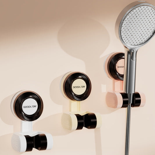 Suction Cup Shower Bracket Bathroom Swivel Adsorption Adjustable Shower Sprayer Holder(White) by bashfashion