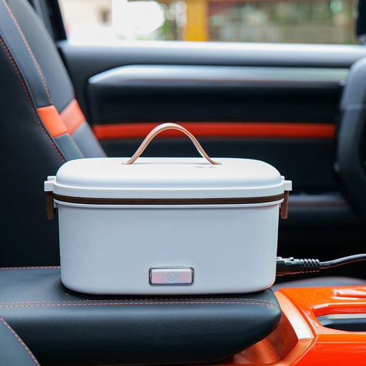 A12 12V Dual Voltage For Car Home Use Electric Lunch Box Stainless Steel Lining Plug-in Heating Bento Box(UK Plug) by bashfashion
