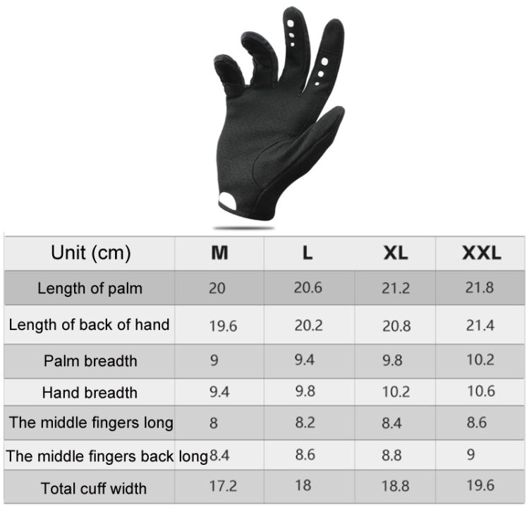 WEST BIKING Cycling Anti-slip Breathable Touch Screen Gloves, Size: L(Black) by WEST BIKING