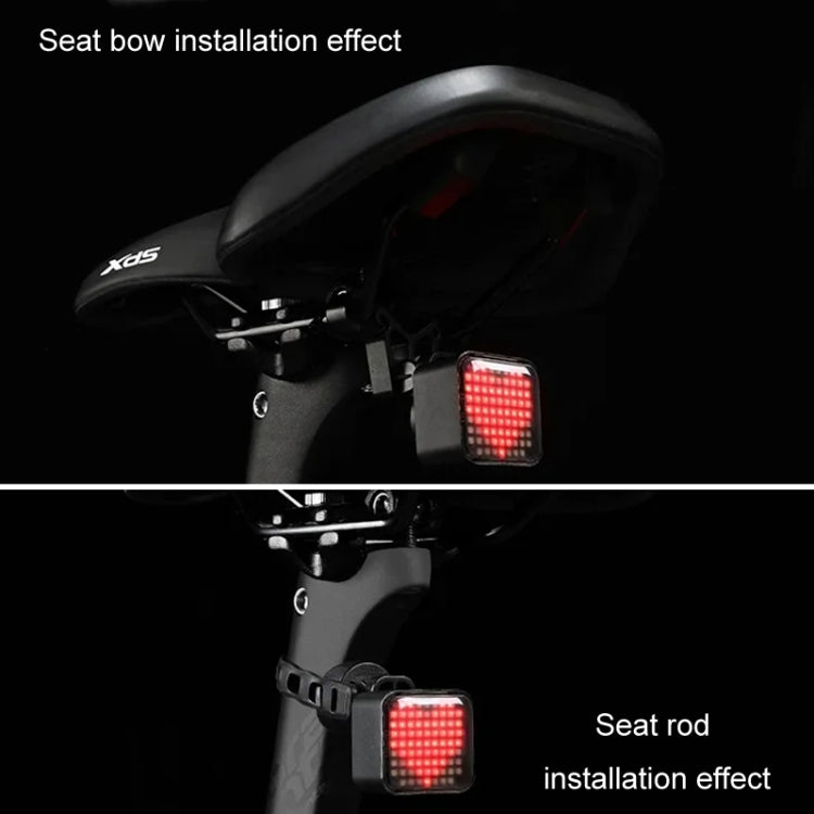 ESLNF Bicycle Tail Light Mountain Bike Smart Brake Sensor Auto Switch Waterproof Warning Lamp(Seatpost Mount) by ESLNF