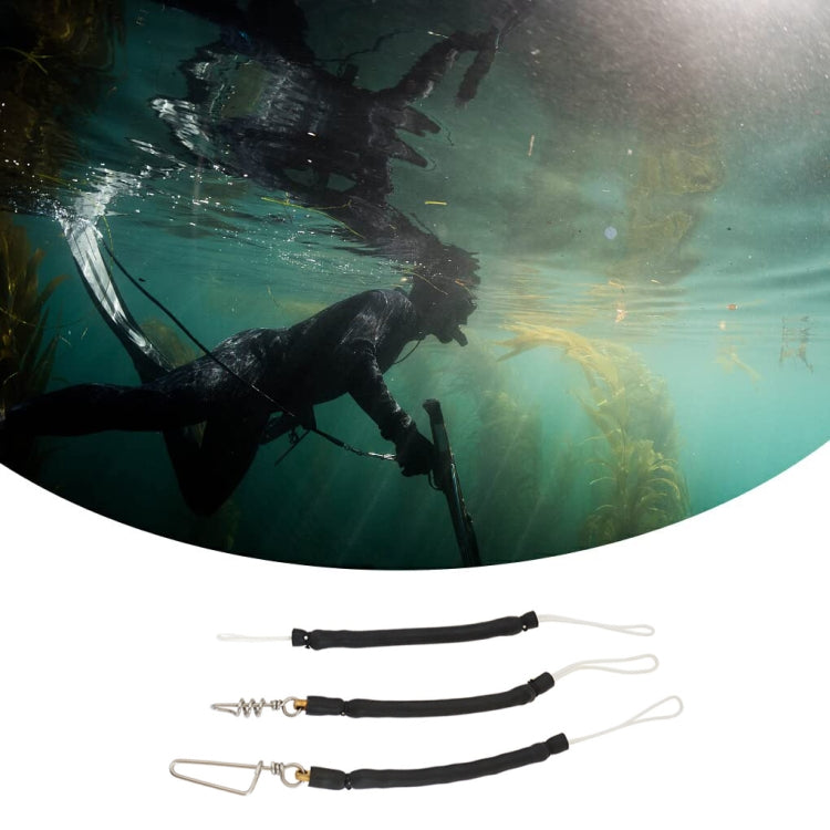 Spear Fork Force Release Shockproof Latex Tube Buffer, Style: Spiral Pin Rope by bashfashion