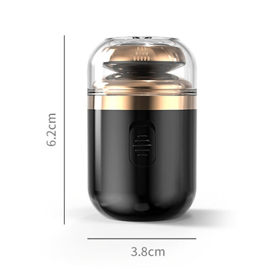 TY-500 2 in 1 Mini Portable Rechargeable Electric Shaver Shaving Razor(Black) by bashfashion