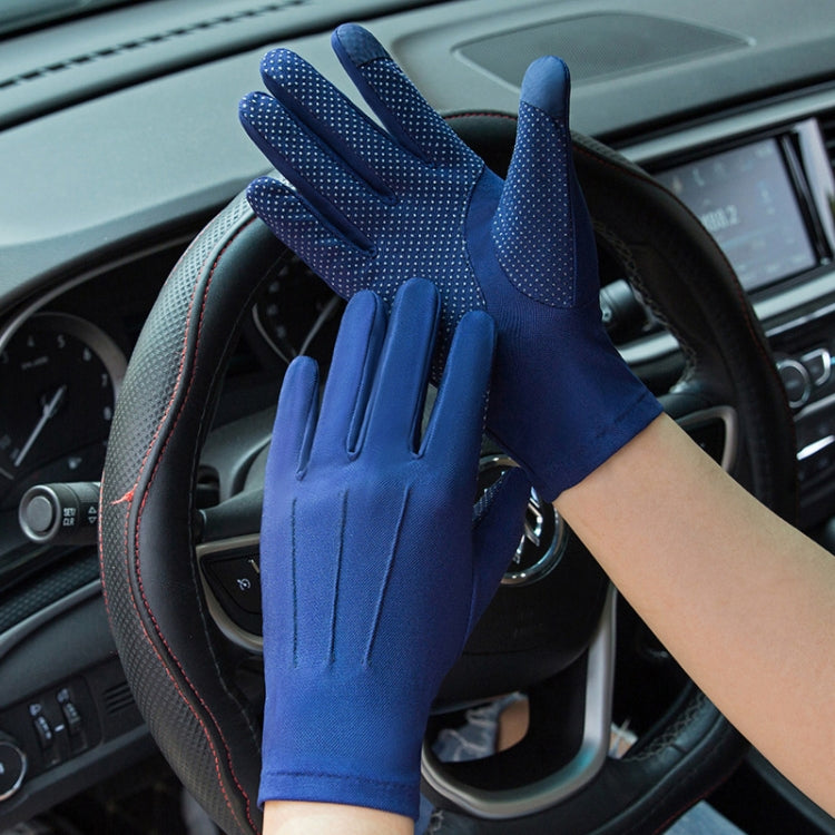 Outdoor Bicycle Riding Fishing Gloves Thin Breathable Anti-UV Sports Ice Silk Gloves, Style: Women 2 Fingers Pink by bashfashion