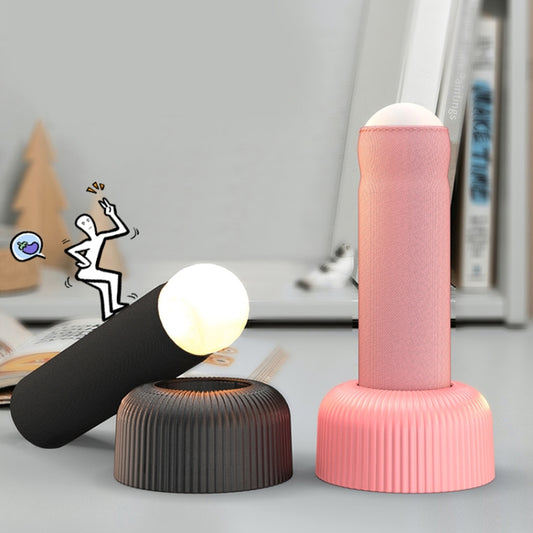 Hand Pull Night Light Rechargeable Bedroom Bedside Sleeping Lamp(Pink) by bashfashion