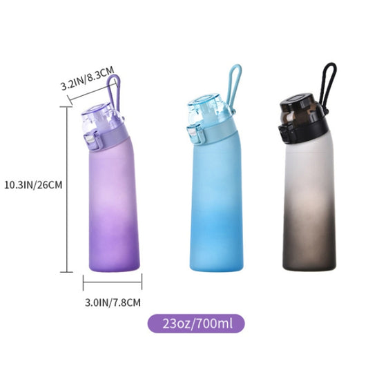 700ml Sports Water Bottle Tritan Portable Leak-proof Water Bottle BPA Free Drinking Cup With Straw(Blue) by bashfashion